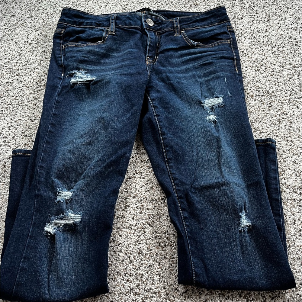 American Eagle Distressed Jegging